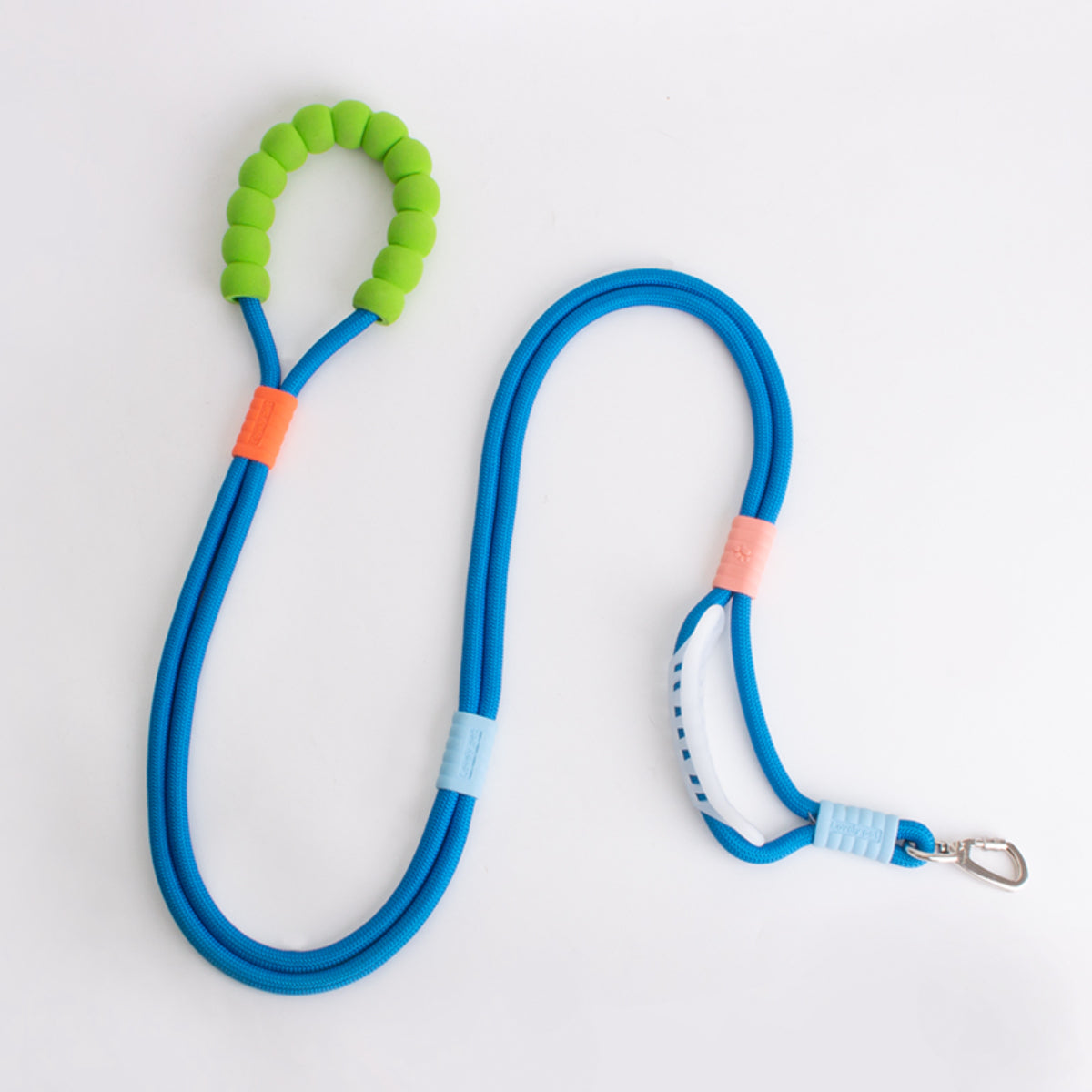 New pet dopamine color matching traction rope multifunctional adjustable crossbody P chain dog walking rope