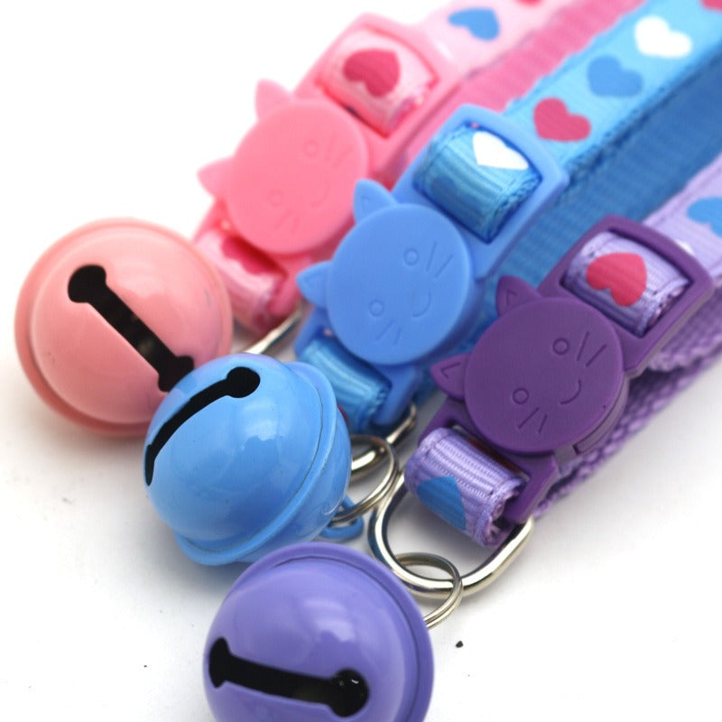 Pet Color Cat Buckle Collar Lollipop Collar Cat Dog Collar