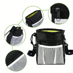 Solid Color Pet Bag, Multifunctional Training Dog Snack Bag For Outdoor Use