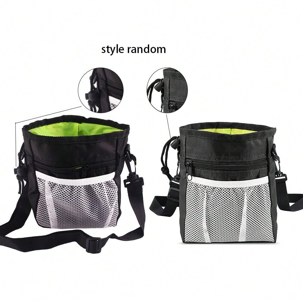 Solid Color Pet Bag, Multifunctional Training Dog Snack Bag For Outdoor Use