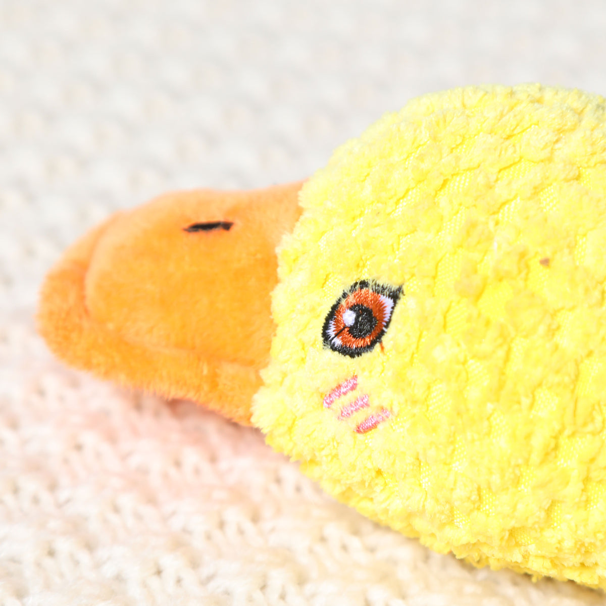 New yellow duck plush and vocal interactive training toy for pets