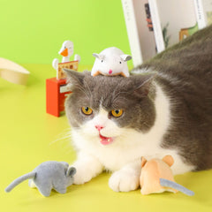 Indoor interactive plush noise toy for cats