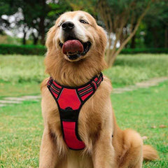 Pet dog outdoor explosion-proof vest traction rope harness reflective and breathable