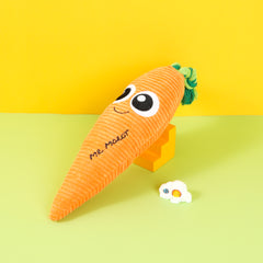 Pet indoor interactive plush carrot cartoon toy