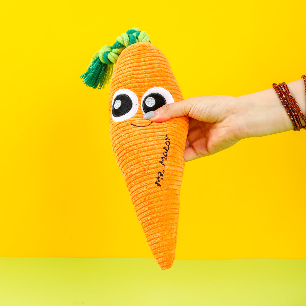 Pet indoor interactive plush carrot cartoon toy