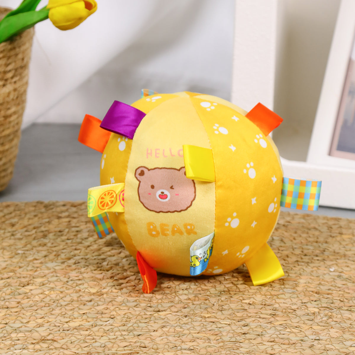 Pet Dog Indoor Interactive Ball Plush Toy