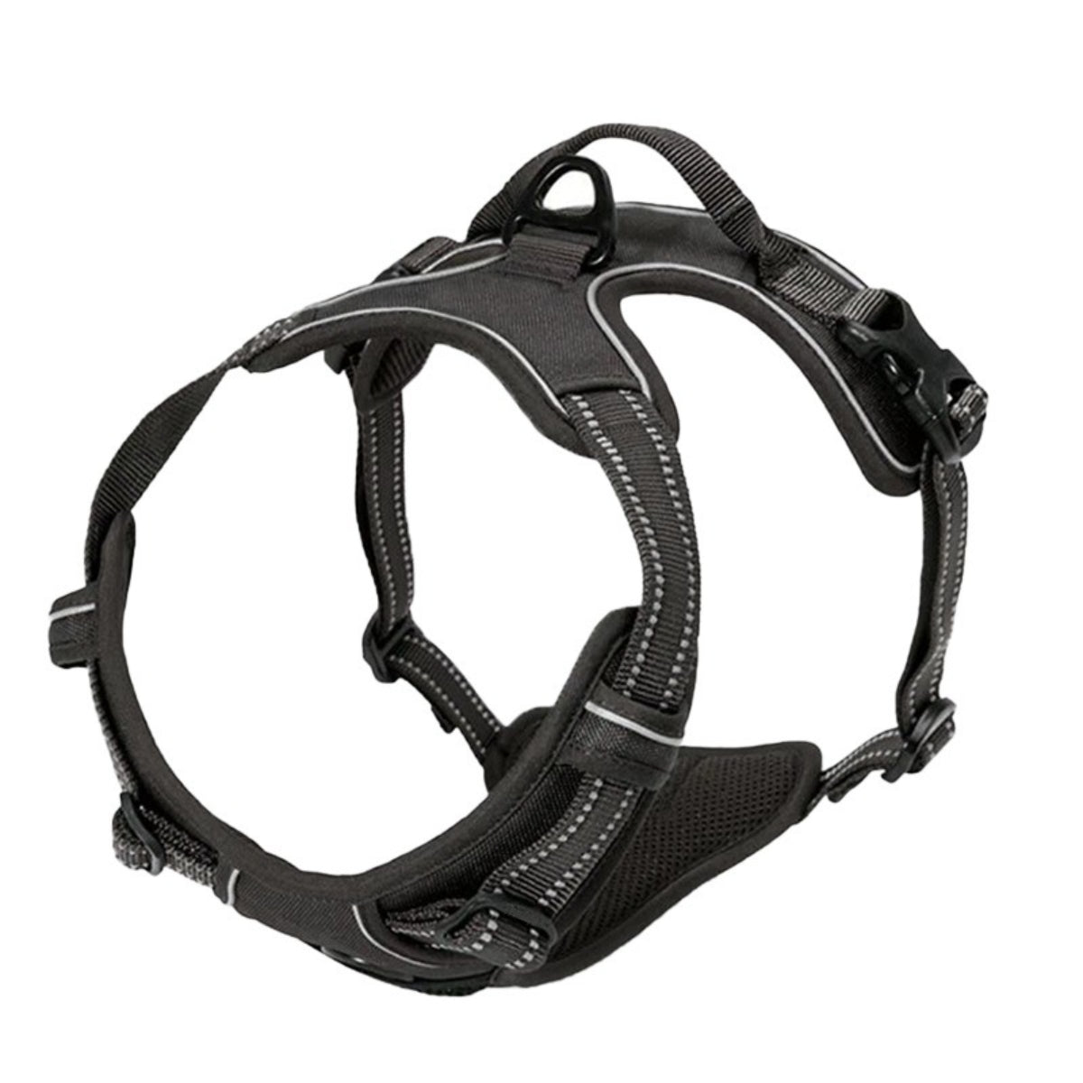 Pet dog outdoor explosion-proof vest traction rope harness reflective and breathable