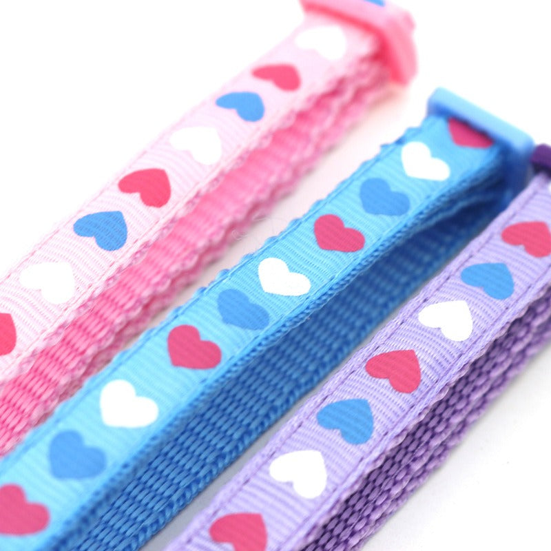 Pet Color Cat Buckle Collar Lollipop Collar Cat Dog Collar