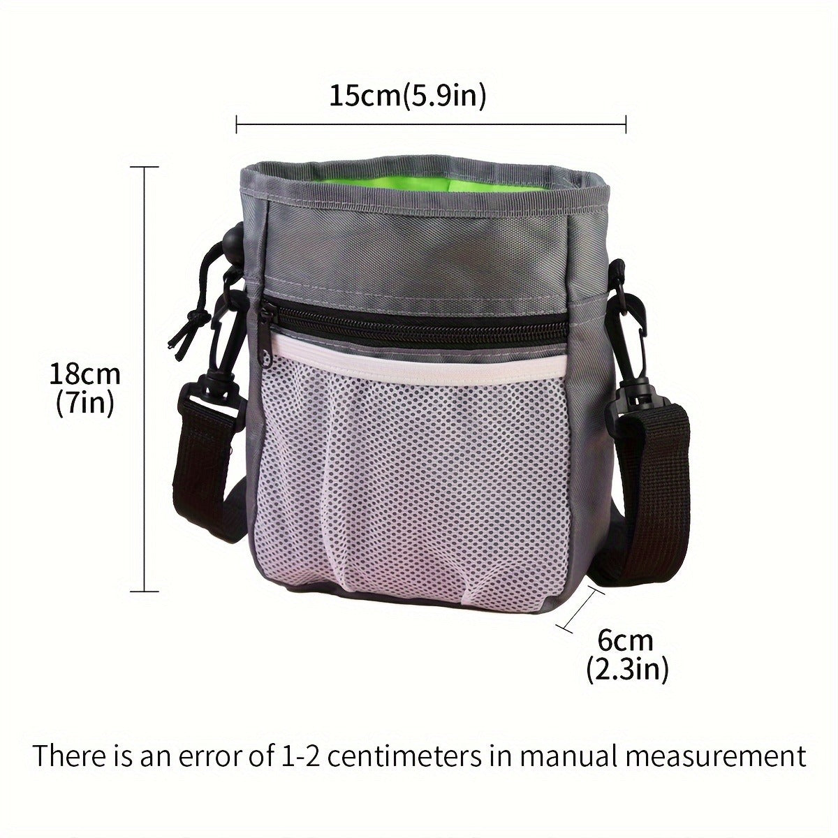 Solid Color Pet Bag, Multifunctional Training Dog Snack Bag For Outdoor Use