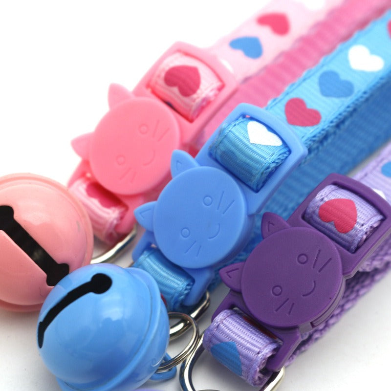 Pet Color Cat Buckle Collar Lollipop Collar Cat Dog Collar