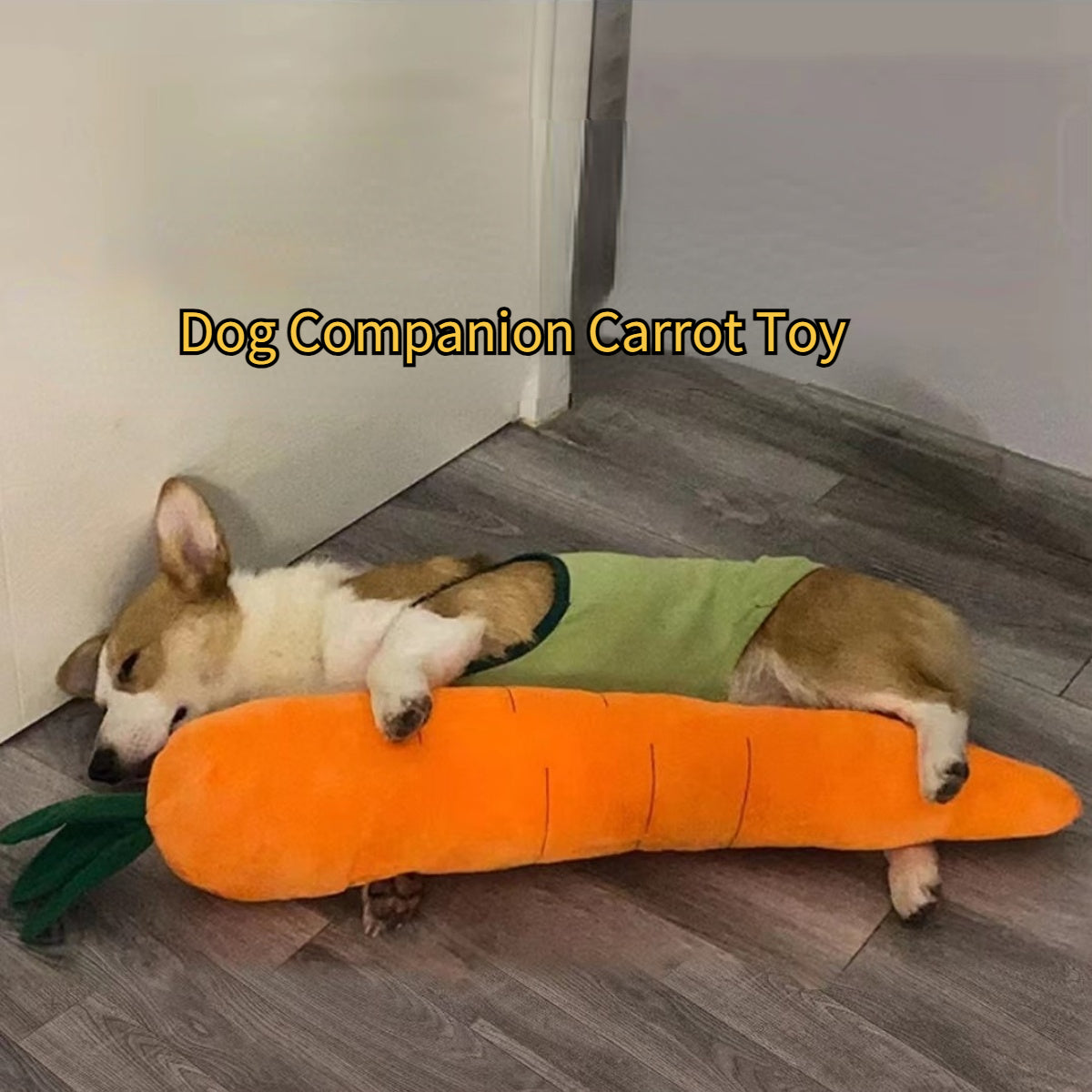 Dog plush vocal model carrot toy