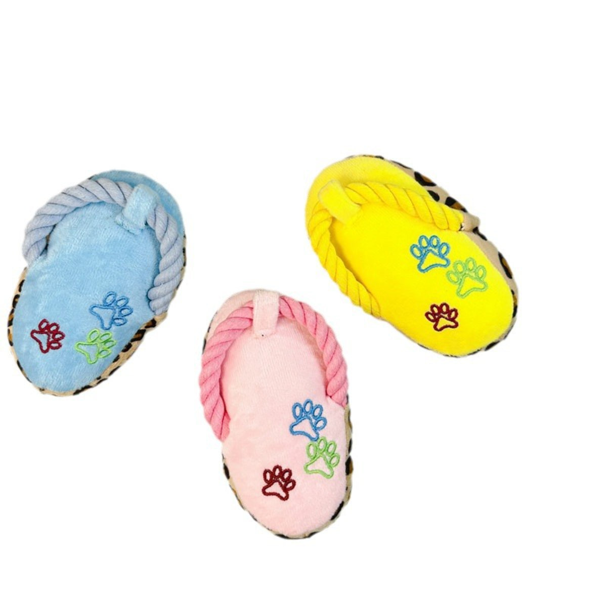 Pet dog vocalized herringbone slippers toys teething training supplies