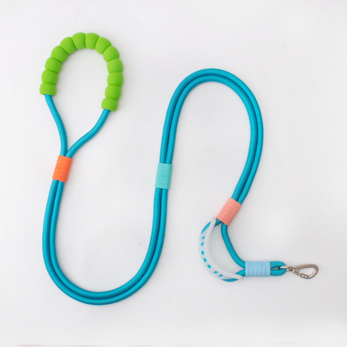 New pet dopamine color matching traction rope multifunctional adjustable crossbody P chain dog walking rope